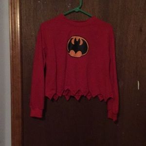 Long sleeve crop top